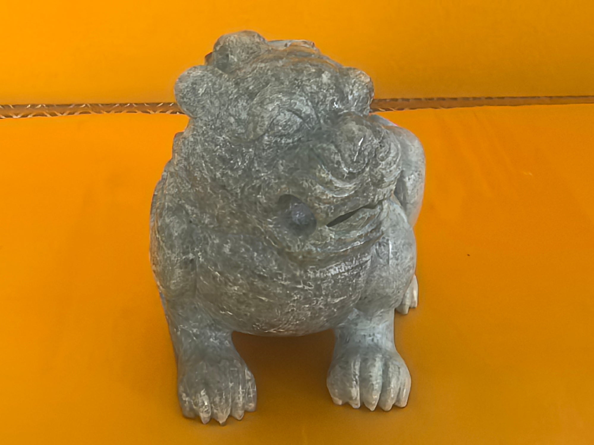 Hetian Seed Material-Tiger Shape (Tiger is the King) Pill Jar