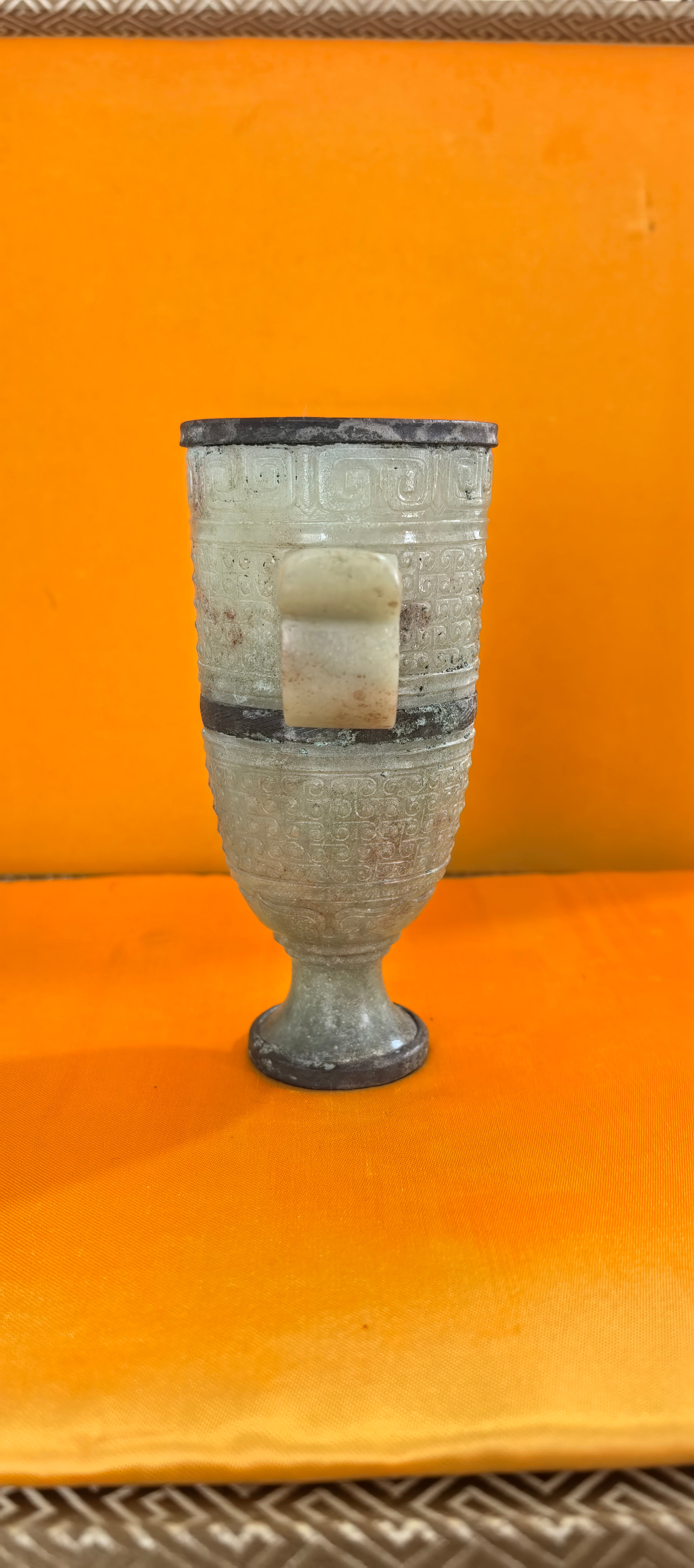 Xinjiang seed material-continuous pattern high-foot cup